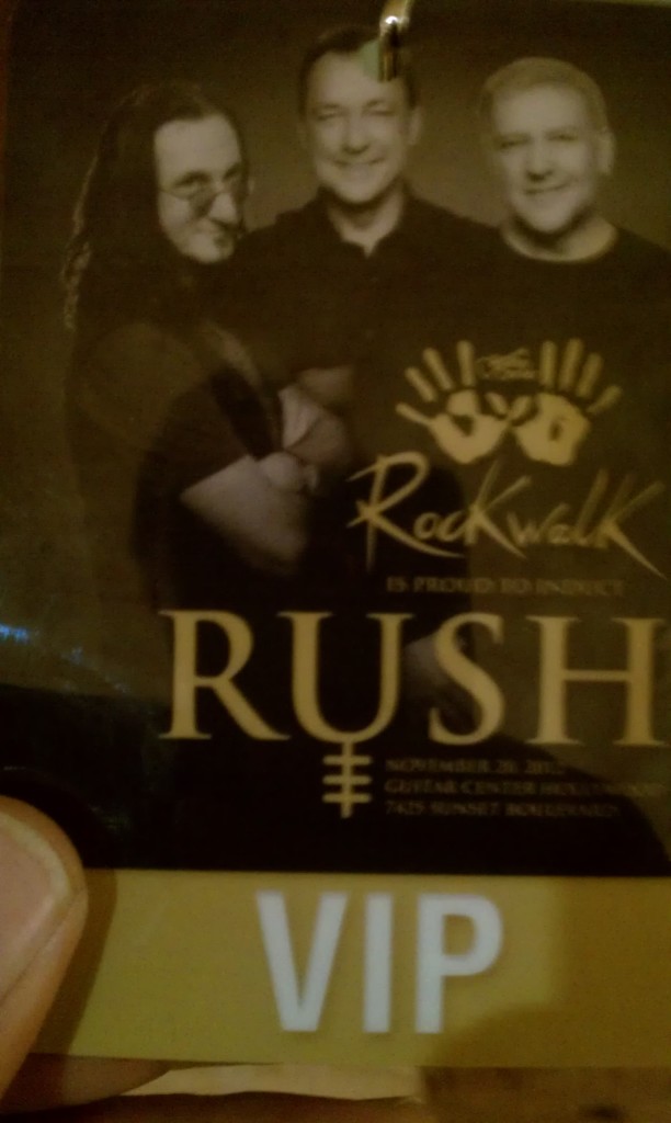 Ken Murray with Rush!